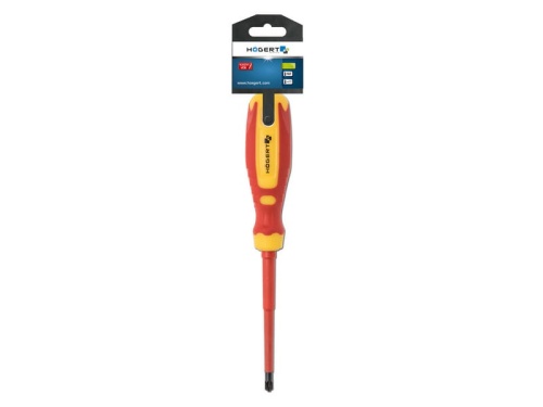 Wkrętak płasko-krzyżowy HT1S976 PZ1/SL5 100mm 1000V SLIM CrMo Högert