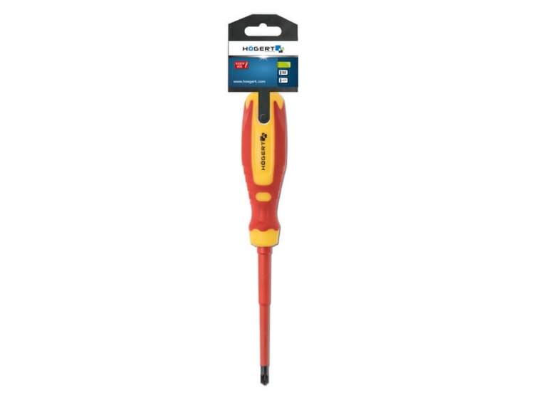 Wkrętak płasko-krzyżowy HT1S976 PZ1/SL5 100mm 1000V SLIM CrMo Högert