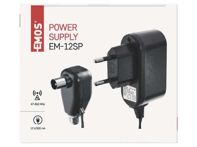 Zasilacz antenowy impulsowy 12V 300mA J5810 EMOS