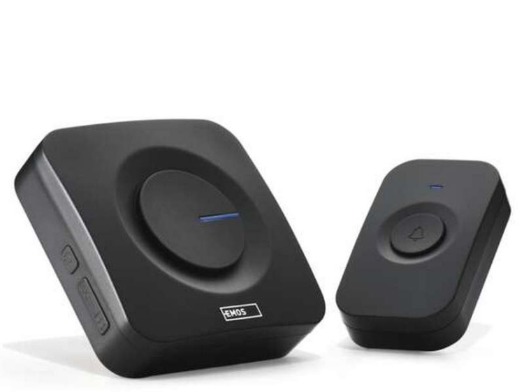 Dzwonek bezprzewodowy P5728 czarny 3×1,5V AAA EMOS