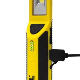 Latarka warsztatowa akumulatorowa LW-2PB (3.7V 260mAh-Li) LED COB 3W+1W z powerbankiem KEL
