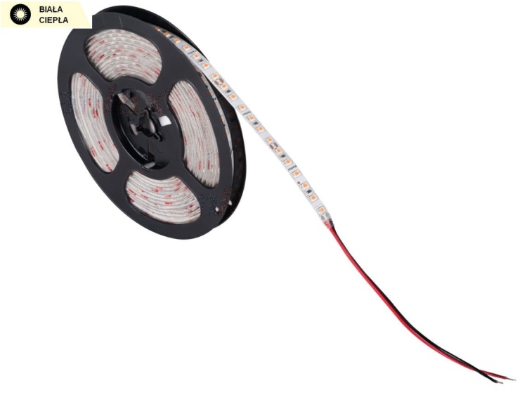 Taśma LED 24V 16W/1m biała ciepła 3000K 120LED/1m 1600lm/1m IP65 Kanlux