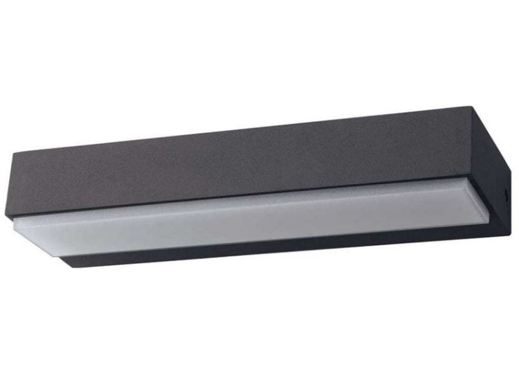 Oprawa elewacyjna LED VILA antracyt 12W 4000K 440lm IP54 GXPS068 GREENLUX