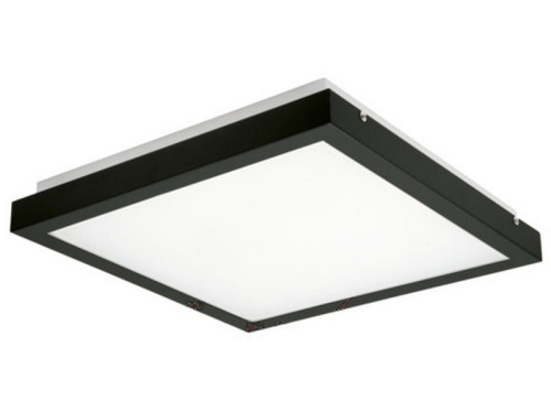 Plafoniera LED z czujnikiem ruchu TYBIA M 25W-NW-SE B 25W 4000K 2600lm czarna
