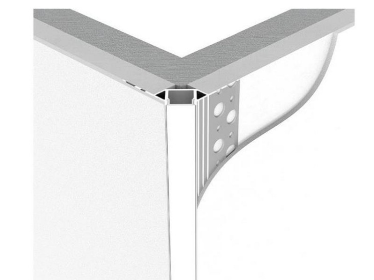 Zestaw profil aluminiowy anodowany 2M narożny zewnętrzny VT-8103 do gipsowania