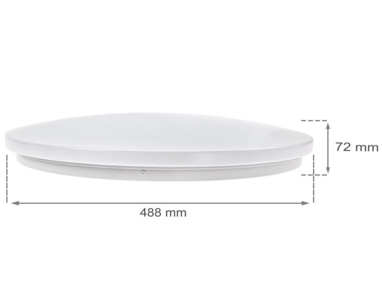 Plafon LED NYMPHEA 36W CCT+DIM Wi-Fi/BT Smart TUYA ściemnialny