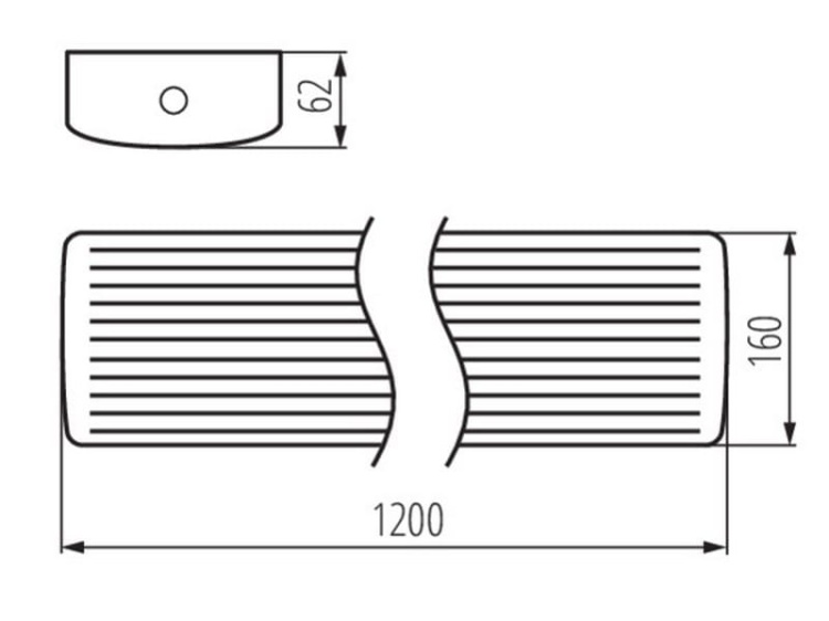 Oprawa liniowa LED MEBA LED 22-40W 3000/4000K 120cm IP20 Kanlux 33891
