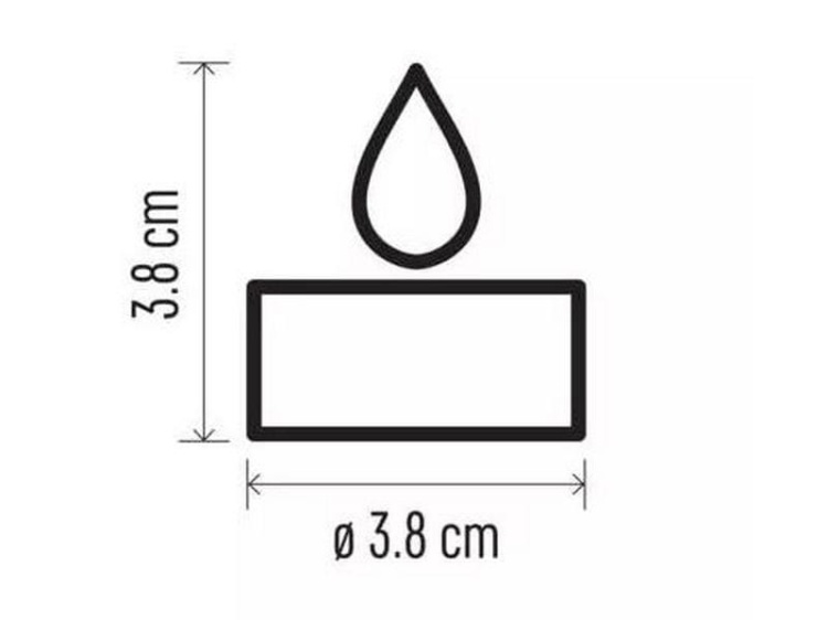 Świeczki LED DCCV12 tealight srebrne 6x CR2032