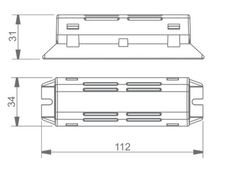 Oczko awaryjne P/T STARLET WHITE II LED SO 200 SA 3H MT 2W 200lm IP20