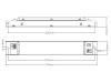 Wymiary zasilacza led 4052899553071 Element 18/220–240/350 D CS L