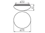 Plafoniera LED CORSO LED V2 12-NW