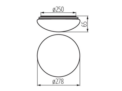 Plafoniera LED CORSO LED V2 12-NW-SE