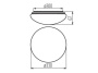 Plafoniera LED CORSO LED V2 18-NW