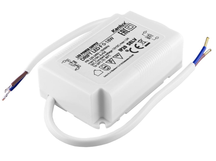Zasilacz stabilizowany 12V do LED 18W KANLUX