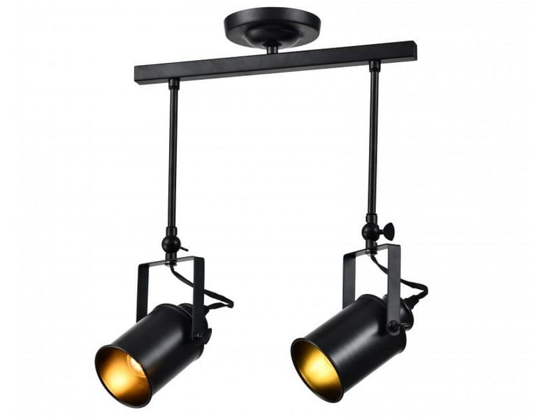 Oprawa sufitowa reflektor DEMIR 2 3994 2xE27 IP20 czarna GTV