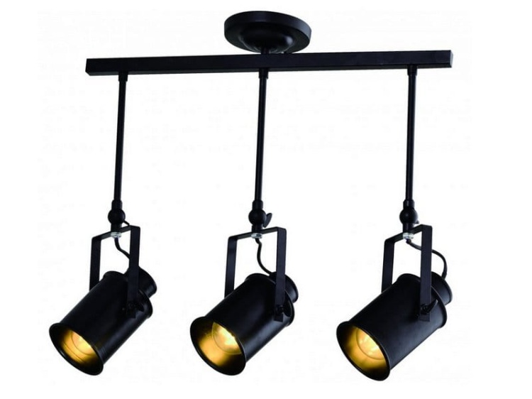 Oprawa sufitowa reflektor DEMIR 3 4014 3xE27 IP20 potrójna czarna GTV