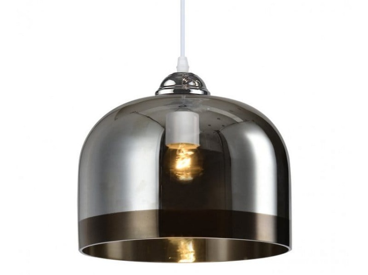 Lampa wisząca LATI 7122 E27 IP20 czarna GTV