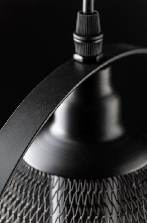 Lampa wisząca XALIS 2 7320 E27 IP20 śr. 30 cm czarna GTV