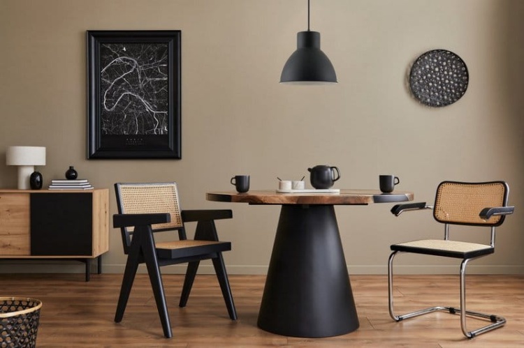 Lampa wisząca DANTE 2119 E27 IP20 czarna GTV