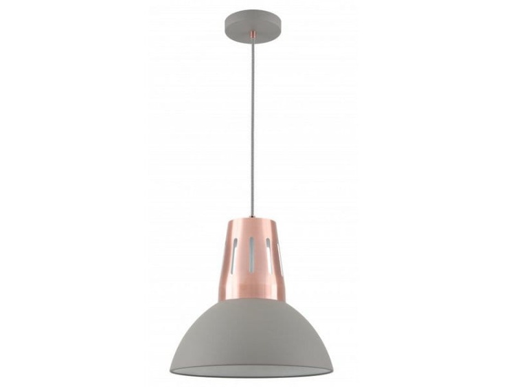 Lampa wisząca ARTEMIA L 2447 E27 IP20 szara GTV
