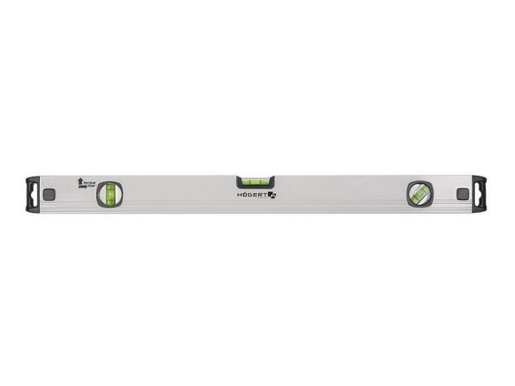 Poziomnica aluminiowa 120cm 3 libelki widok pionowy HT4M013 Högert.jpg
