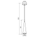 Lampa wisząca EVI 4410 GU10 IP20 aluminiowa czarna GTV