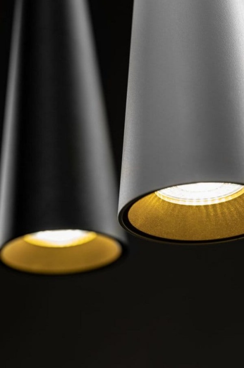 Lampa wisząca EVI 4410 GU10 IP20 aluminiowa czarna GTV