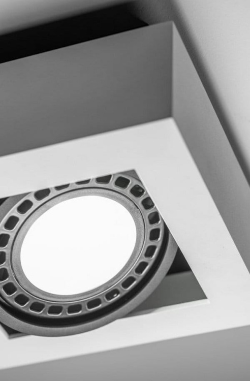 Oprawa sufitowa Loid 4632 IP20 GU10 ES111 pojedyncza biała GTV