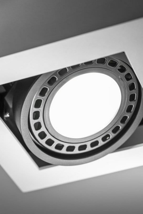 Oprawa sufitowa Loid 4632 IP20 GU10 ES111 pojedyncza biała GTV