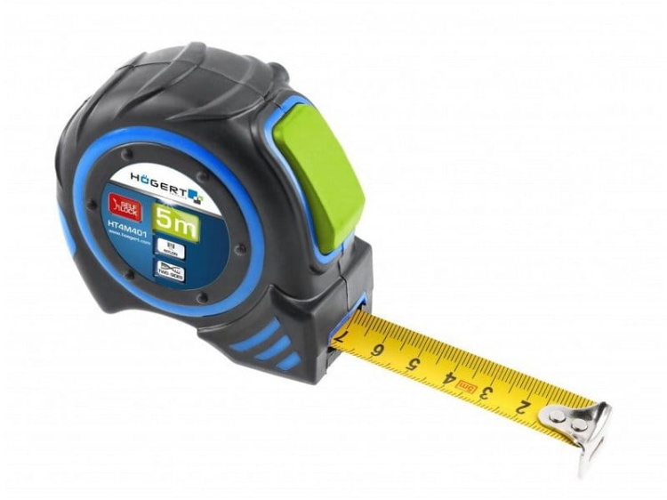 Miara zwijana 5m 19mm auto stop nylon z magnesem HT4M401 Högert.jpg