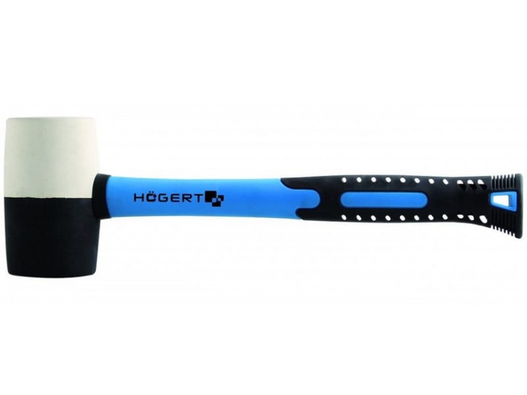 Młotek gumowy czarno-biały 680g HT3B052 Högert.jpg