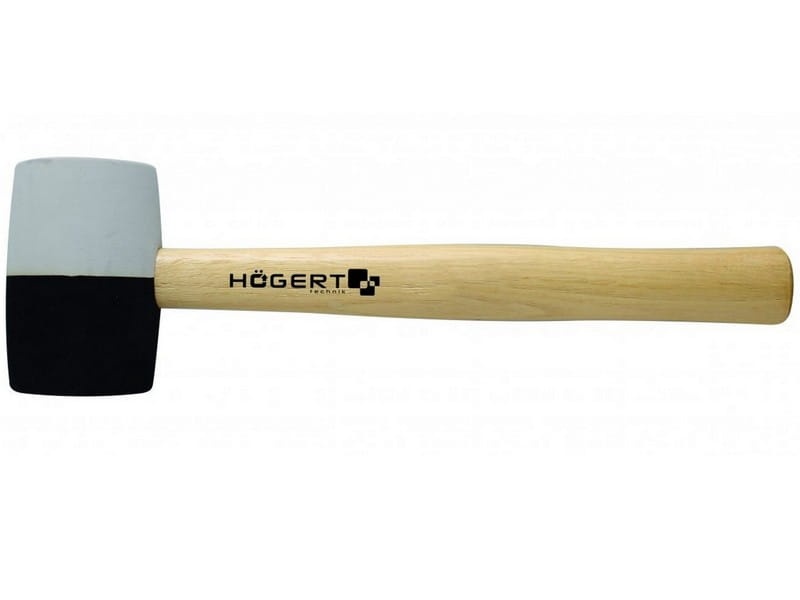 Młotek gumowy czarno-biały 450g HT3B044 Högert.jpg