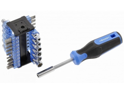 Wkrętaki zestaw 34 sztuk HT1S100 Högert organizer.jpg