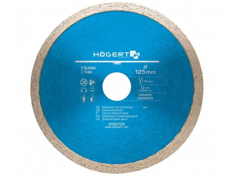 Tarcza diamentowa ciągła 125mm HT6D702 Högert.jpg