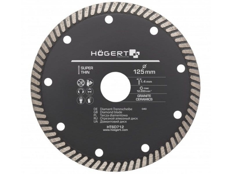 Tarcza diamentowa 125mm turbo HT6D712 Högert.jpg