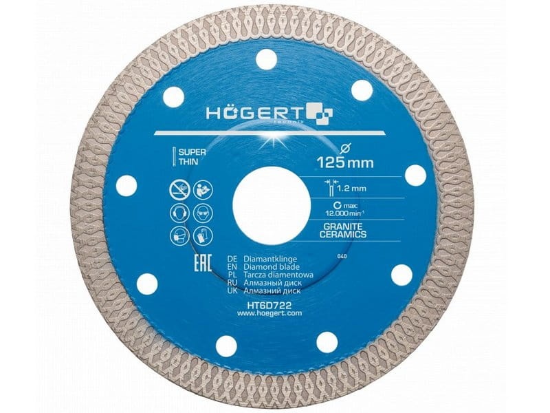 Tarcza diamentowa 125mm do ceramiki HT6D722 Högert.jpg