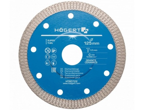 Tarcza diamentowa 125mm do ceramiki HT6D722 Högert.jpg