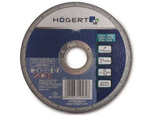 Tarcza korundowa do cięcia metalu i inoxu 125mm HT6D602 Högert.jpg