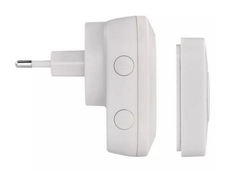 Dzwonek bezprzewodowy do drzwi P5733W biały EMOS bok.jpg