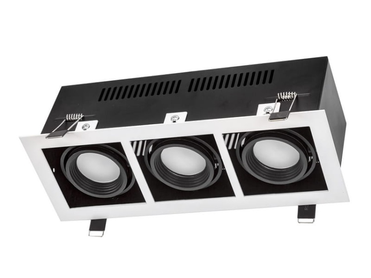 Oprawa do wbudowania MODERN DAY MINI 3xGU10 prostokątna biała-czarna.jpg