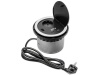 Gniazdo meblowe CHARGER Ø10cm ładowarka USB przewód 1,5m 1x2P+Z 1xUSB schuko.jpg