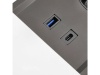 Gniazdo PRESTINO ładowarka USB przewód 1,5m 1xHDMI 1xRJ45 schuko srebrne porty.jpg