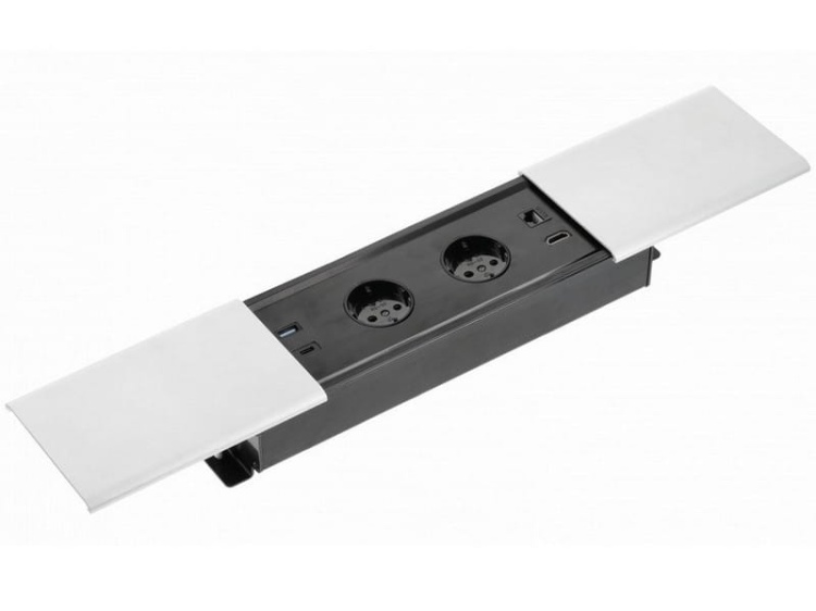 Gniazdo PRESTINO ładowarka USB przewód 1,5m 1xHDMI 1xRJ45 schuko białe.jpg