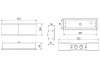 Gniazdo PRESTINO ładowarka USB przewód 1xHDMI 1xRJ45 schuko białe wymiary.jpg