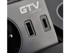 Gniazdo AVARO PLUS ładowarka indukcyjna i USB przewód schuko czarne zbliżenie.jpg
