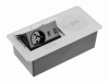 Gniazdo AVARO PLUS ładowarka indukcyjna i USB przewód srebrne.jpg