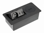 Gniazdo AVARO PLUS ładowarka indukcyjna i USB przewód czarne.jpg