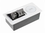 Gniazdo AVARO PLUS ładowarka indukcyjna i USB przewód białe.jpg