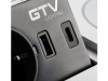 Gniazdo AVARO PLUS ładowarka indukcyjna i USB przewód białe zbliżenie.jpg