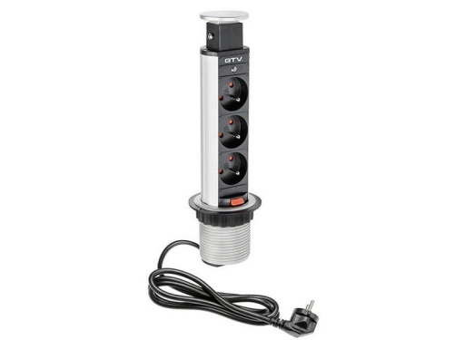 Gniazdo meblowe Ø6cm wysuwane z blatu przewód 1,5m 3x2P+Z srebrny.jpg